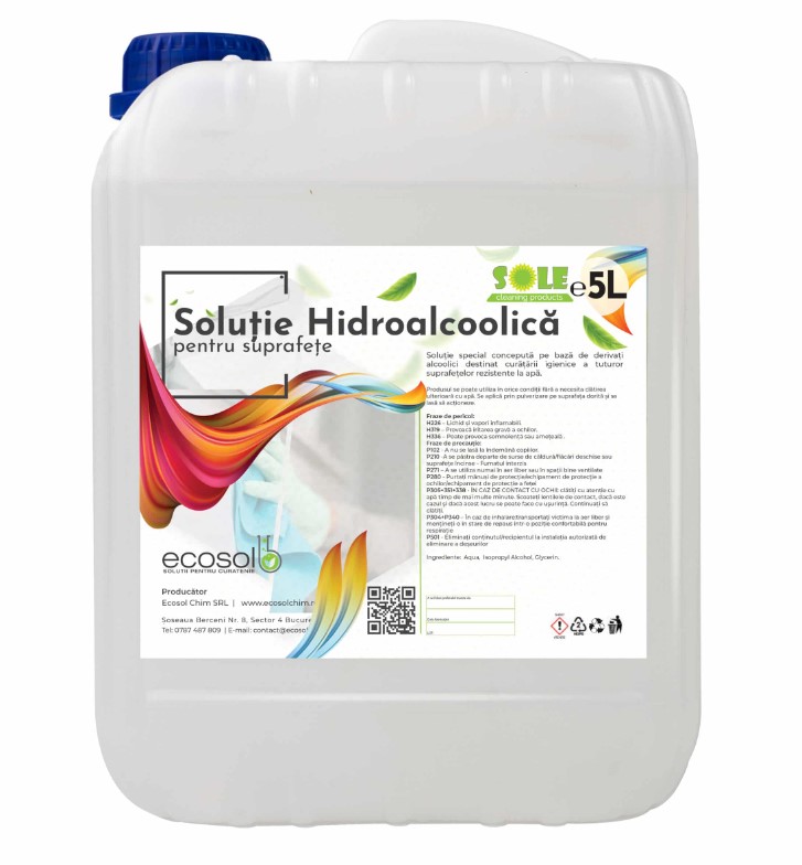 Solutie Hidroalcoolica Suprafete 5L